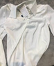 FitonTon白色衬衫女设计感春秋雪纺上衣通勤面试轻熟垂感衬衣 白色 XL 实拍图