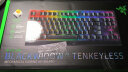 雷蛇 Razer 黑寡妇蜘蛛V3竞技版 机械键盘 87键 电脑游戏电竞 RGB背光 黄轴  实拍图
