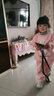 【三件套】乐芭鼠童装女童套装冬装加绒加厚儿童卫衣套装秋冬季婴幼儿女宝宝衣服1-8岁加厚外穿小童服装 粉色（白马甲+粉卫衣+粉裤子） 100码建议2-3岁 (身高90-100cm) 实拍图