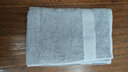 洁丽雅（grace） 浴巾纯棉抗菌大成人A类长绒棉柔软舒适毛巾女男吸水情侣素色简约 防螨蓝灰（140*70） 实拍图