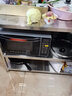 欧尊誉304不锈钢厨房置物架多层收纳储物架夹缝架锅架菜架微波炉架 特厚304/长120宽50高80三层 实拍图