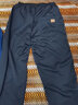 啄木鸟（TUCANO）休闲裤男春秋宽松大码束脚潮牌抽绳弹力哈伦百搭运动卫九分裤子男 蓝色+黑色【两件装】 XL 【120-135斤】 实拍图