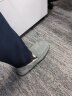 OZZEG澳洲豆豆鞋男士冬季休闲棉鞋保暖加绒羊皮毛一体磨砂驾车真皮鞋 灰色 43 晒单实拍图