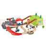 Hape轨道车玩具 儿童火车拼装积木亲子互动套装3-6岁男孩女孩礼物 E3764火车轨道小镇运输收纳套 晒单实拍图
