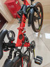 永久（FOREVER）儿童自行车6-10-12-15岁青少年折叠越野山地车学生单车男女脚踏车 路虎红色一体轮变速 22寸适合身高145-160cm 实拍图