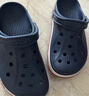 卡骆驰（CROCS）洞洞鞋贝雅卡骆班轻便耐磨一脚蹬休闲鞋|205089 深蓝/辣椒红-4CC 41 /42(260mm) 实拍图