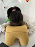 可韵午睡枕小学生抱枕儿童趴睡枕头便携午觉办公室午休神器 竹炭黄 实拍图