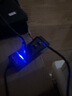 裕合联 usb3.0分线器扩展器扩展坞一拖四集线器多口转换器延长线hub笔记本电脑多口外接鼠标 USB3.0黑色四口带指示灯+Typec转接头 0.25米 实拍图