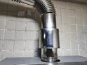 一靓加厚304不锈钢排烟管 天然气燃气热水器排气管加长延长弯软管隔热 热水器止回阀【加厚304材质】 实拍图