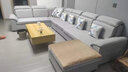 创繁现代可拆洗布艺沙发简约客厅小户型免洗科技布沙发组合家具 六件套+茶几【配四个布凳】 乳胶+弹簧座包/麻布 实拍图