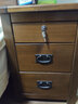 简美丽家 美式实木床头柜边柜三抽屉储物小柜子置物卧室家具带锁三屉柜 JM306（45*40*60cm） 组装 实拍图