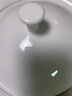 富玉景德镇陶瓷碗中式高档餐具纯素玲珑盘子家用菜盘散件送礼礼物 玉牡丹 品锅 实拍图