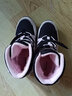 Skechers斯凯奇儿童绒绒靴雪地靴保暖男童棉鞋防寒加绒高帮女童靴660092L 女童/白色/黑色/粉红色/WBPK 35 实拍图