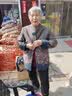 桓黎老年人春秋装女外套奶奶装新款60岁70老太太秋装妈妈立领长袖衣服 蓝色（春秋款） 2XL 建议 (100-115斤) 实拍图