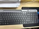 罗技（Logitech）K580无线蓝牙键盘带手机支架可跨屏切换静音按键无限薄膜键盘笔记本电脑手机ipad平板键鼠套装 【K580+鹅卵石鼠标】星空灰 实拍图