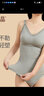 十月结晶孕妇内衣一体式无缝哺乳吊带背心产后喂奶塑身免穿文胸 【浮冰蓝】自带胸垫 XL 实拍图