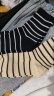 南极人（Nanjiren）袜子女中筒袜日系条纹秋冬季袜子可爱创意袜潮流休闲ins女袜 混色2双装 (均码) 实拍图