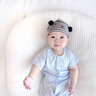 优奇婴儿衣服夏季薄款纯棉短袖连体衣新生儿衣服男女宝宝睡衣哈衣爬服 短袖【冰蓝】闭档 90cm 实拍图