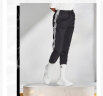 adidas休闲舒适三条纹束脚运动裤女装阿迪达斯官方轻运动HT3398 黑色/白 A/M 晒单实拍图