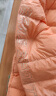 鸿星尔克（ERKE）童装男童中大童防风外套保暖时尚百搭户外运动羽绒服外套 桑橙粉 130 实拍图