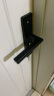 努正 房门锁家用通用型卧室内门黑色锁具三件套老式门把手旧门换锁 C款黑【整套】 35-45MM 通用型 带钥匙 实拍图