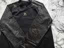卡尔美（KELME）龙年系列紧身衣男长袖运动跑步锦鲤潮流元素健身衣 玛瑙黑 2XL  实拍图