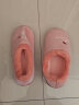 惠夫人冬季棉拖鞋女包跟居家情侣保暖防滑月子鞋家用男士简约厚底 字母包跟 皮红 40-41 (适合39-40码穿) 实拍图