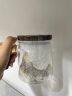 SUMO EGGS玻璃泡茶杯创意茶水分离杯带盖过滤家用办公室喝茶水杯高档送礼 千里江山（带杯垫）玻璃茶杯 晒单实拍图