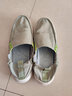 木林森（MULINSEN）【精选布鞋】大码懒人鞋一脚蹬老北京布鞋男款帆布鞋驾车休闲鞋 草绿(DP-2105) 40 实拍图