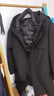 雪中飞【一衣三穿】新款男士可脱卸内胆抽绳连帽中长款风衣羽绒服 黑色|8056 XL 180/96A 实拍图