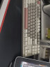 ikbc键盘机械键盘无线w210红茶青轴键盘鼠标套装游戏电竞有线樱桃键盘电脑办公人体工学键盘 W200时光灰无线2.4G87键红轴 实拍图