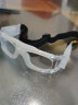 POLISI 专业篮球眼镜 男女运动护目镜 篮球足球近视眼镜 运动护具装备防雾抗冲击 透明 配1.56非球面镜片（配0-400度） 实拍图