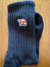 宝盖丁北极熊卡通袜子棉男袜秋冬长袜ins潮牌日系百搭运动加厚男棉袜 黑熊四双- 4双 均码 实拍图