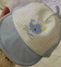爱彼爱婴儿防护面罩防护帽子春夏季儿童防护面具0-3-6-12个月宝宝遮阳帽 蓝色海豚帽+面罩【0-6月】薄款 晒单实拍图