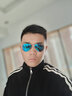 雷朋（RayBan）太阳镜经典飞行员彩膜墨镜开车司机驾驶骑行镜0RB3025可定制 礼物 112/4L金色镜框偏光蓝色反光镜片 尺寸58 实拍图
