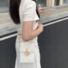 CinvaiKrose官方店小c&k手机包包女包斜挎包链条单肩挎包生日七夕情人节礼物 米白色【送女友老婆女生礼物走心】 实拍图