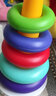 林老师婴儿叠叠乐6-12个月音乐不倒翁彩虹塔套圈幼儿童早教启智玩具 七层音乐彩虹塔 实拍图