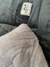 南极人（Nanjiren）牛奶绒被子冬季加厚棉被冬季被子秋冬被芯羊羔绒冬被8-10斤绒被褥 梦-深灰- 【双面加绒加厚】 150x200cm 约7斤~速热保暖无静电 实拍图