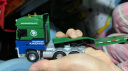 凯迪威 工程汽车模型 1:50合金平板拖车带挖掘机运输车半挂车牵引汽车儿童玩具 男孩 625038 实拍图