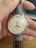 浪琴（LONGINES）瑞士手表 军旗复刻系列 男士皮带机械表七夕礼物L47954782 实拍图
