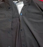 马登工装山系深灰口袋衬衫美式休闲免烫抗皱宽松长袖衬衣叠穿外套男 深灰色 S 实拍图