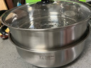 蒂洛克304不锈钢加厚多层蒸锅家用蒸笼多功能煮炖汤锅电磁炉燃气灶专用 【304不锈钢】 2层 28cm 实拍图