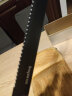 拜格（BAYCO）家用面包刀锯齿刀烘焙工具厨房不锈钢切吐司不掉渣细齿刀BD3970 实拍图