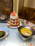 美联升 寿桃馒头老人生日祝寿礼物过寿贺寿中式蛋糕上供传统糕喜庆支架 三层纯桃款 晒单实拍图