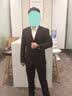 马尼亚袋鼠西服男士商务正装西装男套装外版修身伴郎新郎结婚休闲职业装男 西服+西裤+衬衫 【赠+皮带+领带】 48 【170/L码】合适120-135斤 实拍图