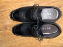 宜驰（EGCHI）商务休闲皮鞋子男士隐形内增高正装鞋 37929-G 黑色 39 实拍图