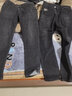 尊栩牛仔裤男小脚2025秋季新款青年休闲百搭弹力修身牛仔长裤男裤 090黑色 28 实拍图