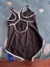 美津浓（MIZUNO）泳衣女专业竞速连体三角速干游泳衣显瘦性感吊带泳装A1310黑L 晒单实拍图