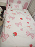 雅鹿纯棉四件套公主风床上用品全棉韩版花边被套儿童床单床笠床裙款 甜心kt【纯棉 适合裸睡】 1.2m 床单款 三件套-被套150*200cm 实拍图