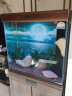汉霸 超白玻璃鱼缸水族箱客厅家用超大型生态底滤智能懒人 金鱼缸 柚木色 靠墙80cm长x36cm宽x75cm+71cm高 实拍图